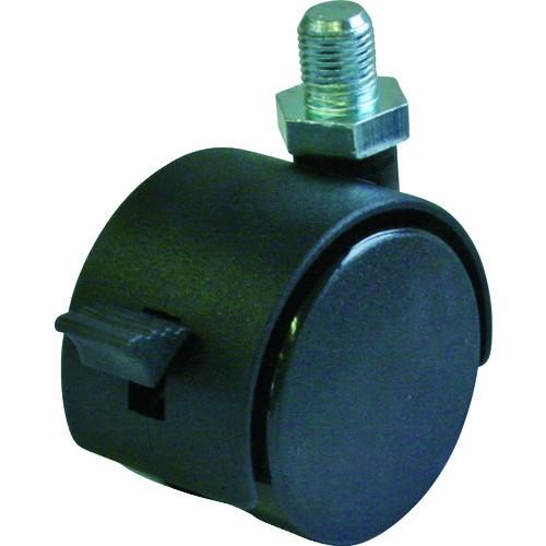 ユーエイ ねじ込み式 自在 双輪キャスター ナイロン 車輪径50mm ストッパー付き OTHERS ...