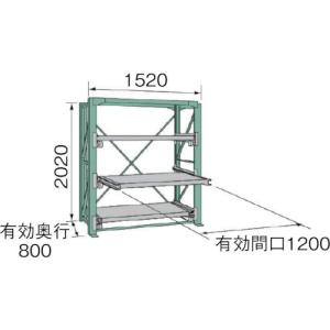 ムラテックKDS KDS スライドラックSSR10-2012-3HT SSR10-2012-3HT 期間限定 ポイント10倍