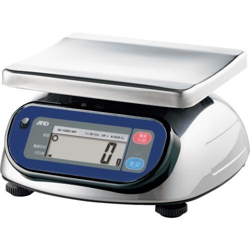 エー・アンド・デイ A＆D 防塵防水デジタルはかり 検定付・3区 ひょう量2kg SK2000IWP...