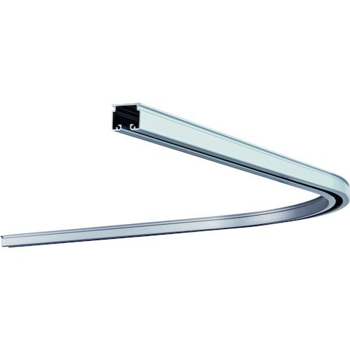 岡田 カーテンレール D30カーブレール800×800×300Rアルミ 12L01-AS 期間限定 ...