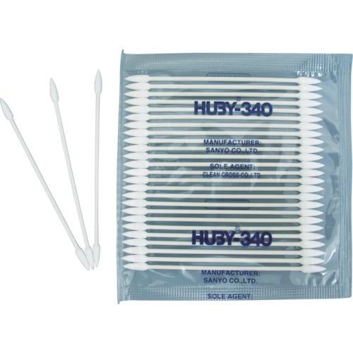 クリーンクロス HUBY 3インチ 工業用綿棒 先端コーン型/シャープポイントスリム BB-003 ...