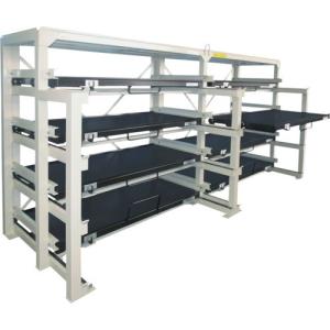 日向 フルスライド式収納棚 スライダーラック N10W-1200×800×300H N10W-1200 期間限定 ポイント10倍