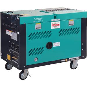 スーパー工業 ディーゼルエンジン式温水高圧洗浄機 SEL-1425V-3 防音タイプ SEL-1425V-3 期間限定 ポイント10倍