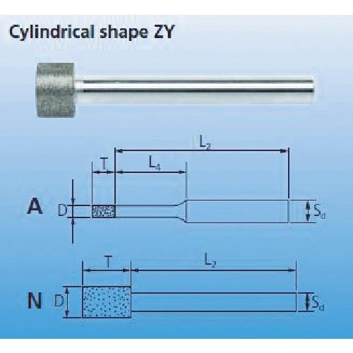 フェアッド社 PFERD CBNインターナルバー 3mm軸 120 刃径1.0mm BZY-A1.0...