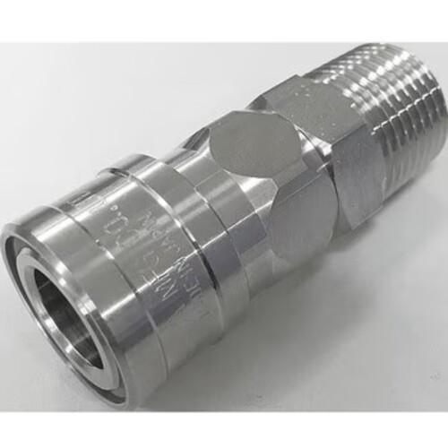 吉田工作所 NKCカップリング NL型カップリングソケット SUS304 R1/4 オネジ NL-2...