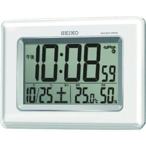 セイコータイムクリエーション 株 SEIKO 温湿度計付き掛置兼用電波時計 SQ424W 期間限定 ...