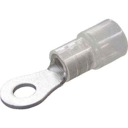 ニチフ 環境配慮形絶縁被覆付丸形端子R形 50個入 より線2.63〜6.64外寸15mmスタッド径8...