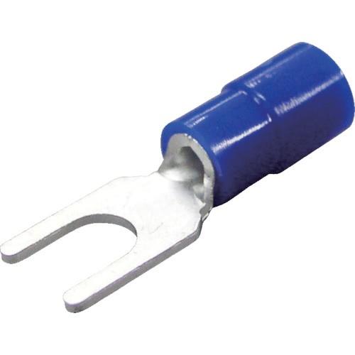 ニチフ 環境配慮形絶縁被覆付Y形端子 Y形 50個入 外寸14mmスタッド径8.4mm TMEX_2...