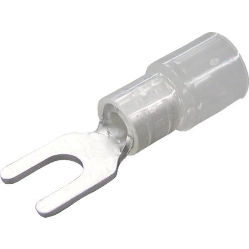 ニチフ 環境配慮形絶縁被覆付Y形端子 Y形 50個入 外寸8.4mmスタッド径4.3mm TMEX_...