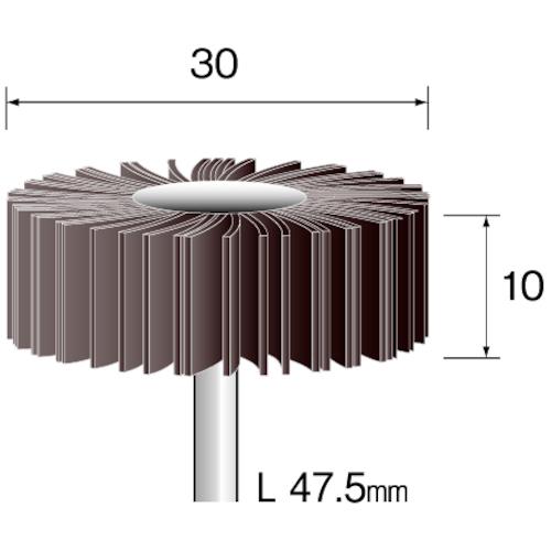 ミニター Minimo ラジアルサンダー#80 φ30 3本入 EA1142 期間限定 ポイント10...
