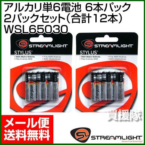 アルカリ単6電池 6本×2パッケージセット 合計12本 WSL65030