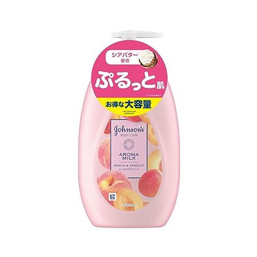 ジョンソンボディケア ラスティングアロマミルク 500ml ピーチとアプリコットの香り 大容量 ボデ...