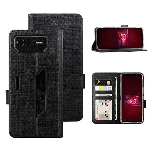 Foluu ケース Asus ROG Phone 6用 ウォレットケース カードスロットスタンド電話...