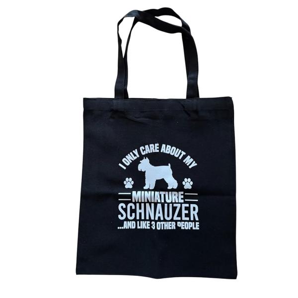 [Rainbow Nexus] ミニチュアシュナウザー 犬 A4 サイズ トートバッグ 愛犬家 シュ...