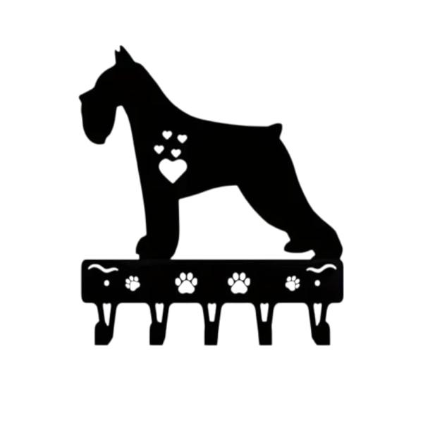 [Rainbow Nexus] シュナウザー好き必見 シュナウザー キーフック 壁掛け ウォールデコ...