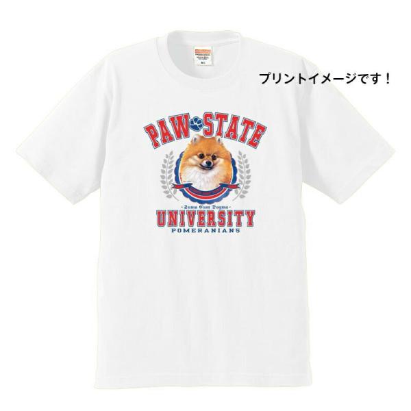 ポメラニアン ユニバーサル tシャツ 半袖 カットソー 丸首型 クルーネック 綿100% コットン ...