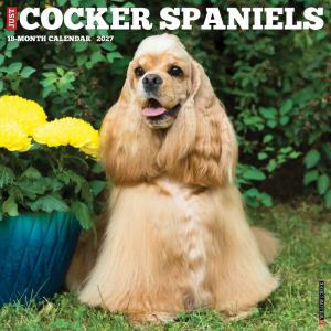 コッカスパニエル カレンダー 月めくり 2027年 アメリカンコッカ イングリッシュコッカ 壁掛け 令和9年 犬 WILLOW CLEEK プレゼント トラストワンポイント｜犬と動物 トラストワンポイント