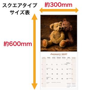 テディベア カレンダー 2027年 月めくり ...の詳細画像3