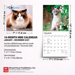 【送料無料】キャット 猫 カレンダー ミニサイ...の詳細画像5