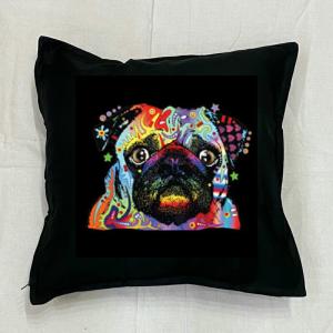 マルチカバー パグ犬の柄 かわいい ソファーカバー 綿 フルカバー 犬猫