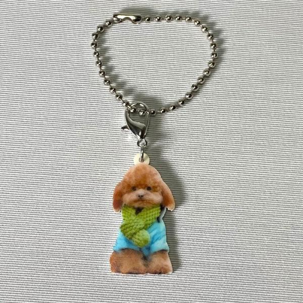 プードル プードルグッズ バッグチェーン マスクチャーム アクリル 犬 いぬ イヌ dog 犬種別 ...