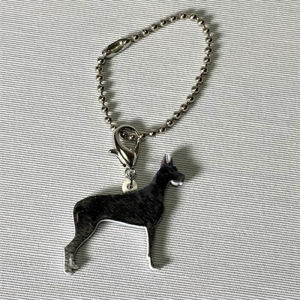 グレートデン グレートデーングッズ バッグチェーン マスクチャーム アクリル 犬 いぬ イヌ dog...