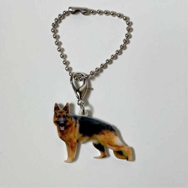 ジャーマンシェパードシェパードグッズ バッグチェーン マスクチャーム アクリル 犬 いぬ イヌ do...