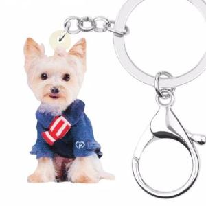 ヨークシャーテリアヨーキーグッズ バッグチェーン マスクチャーム