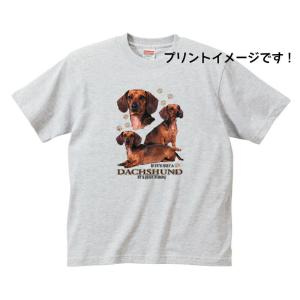 ダックスフンド ダックスフント (集合２) tシャツ 半袖 カットソー 丸首型 クルーネック 綿100% コットン トップス 服 レディース メンズ シンプル かわいい 犬