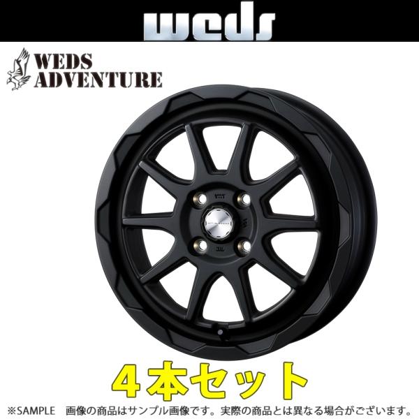 ウェッズ ADVENTURE MUD VANCE 06 14x4.5 45 4H/100 フルマット...