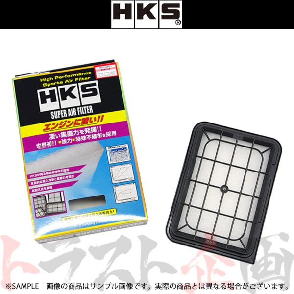 HKS スーパーエアフィルター ハリアー ZSU60W 3ZR-FAE 70017-AT117 トラ...