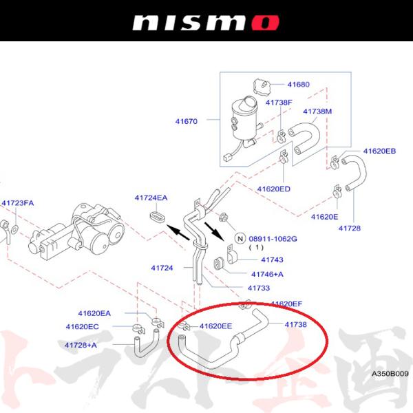 NISMO ニスモ ヘリテージ サクション ホース スカイライン GT-R BCNR33/BNR34...