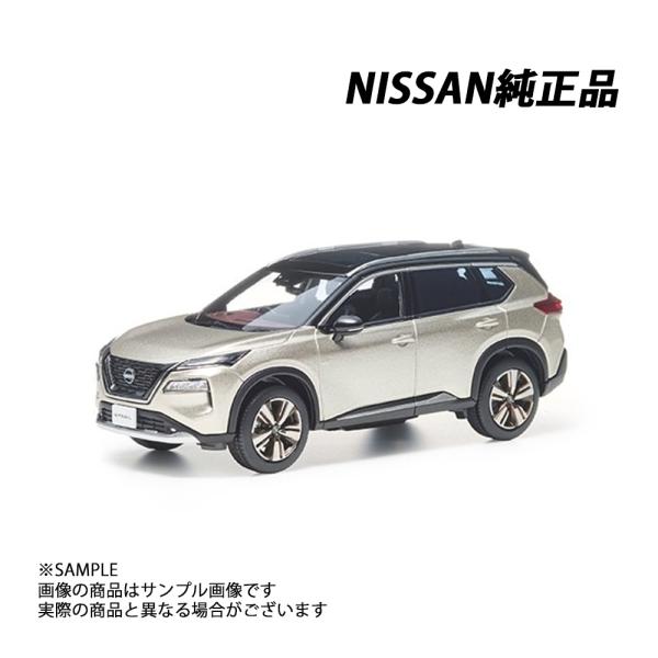 日産 純正 X-TRAIL ( シェルブロンド / スーパーブラック )  1/43 スケール モデ...