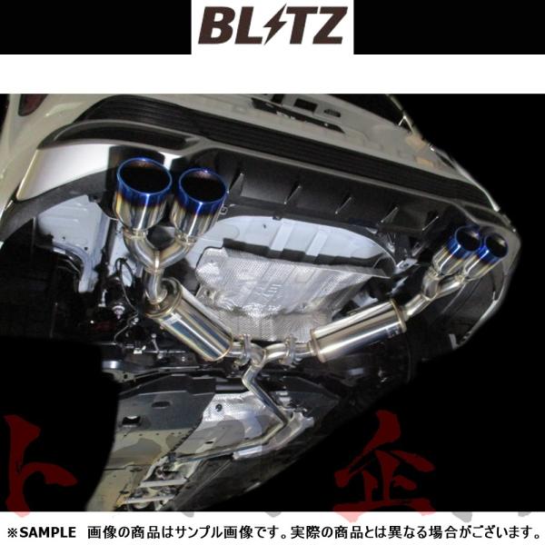 BLITZ NUR-SPEC VS Quad マフラー プリウス ZVW50 2ZR 2015/12...