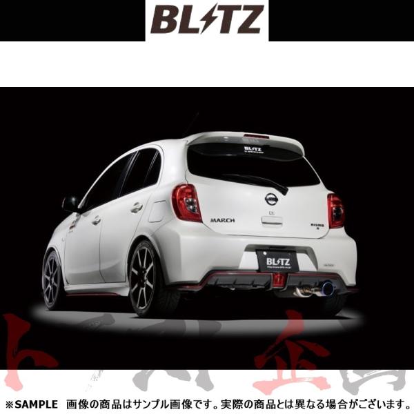 BLITZ ブリッツ NUR-SPEC VSR マフラー マーチニスモ K13改 HR15DE 20...