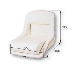 バケットシート ホワイト