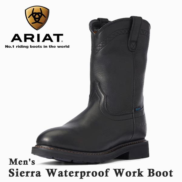 アリアット ブーツ メンズ Sierra H2O Waterproof Work Boot シエラ ...