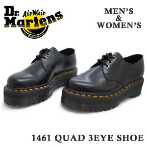 ドクターマーチン 国内正規販売代理店 Dr.Martens  25567001  1461 QUAD 3EYE SHOE クアッド スリーホール シューズ  レディース メンズ 厚底｜try-group