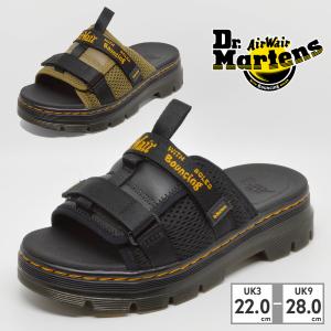 ドクターマーチン 国内正規販売代理店 サンダル 30852 30852001 30852538 Dr.Martens Ayce SLIDE BLACK スライド シャワーサンダル｜try-group