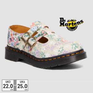 ドクターマーチン 国内正規販売代理店 メリー ジェーン ツイン ストラップ  1460 30793292 Dr.Martens 8065 FLORAL MASH UP LEATHER MARY JANE