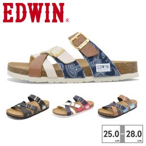 メンズ サンダル EDWIN エドウィン EW9166 クロスバンド