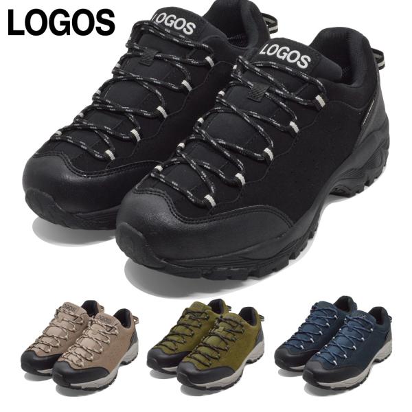 LOGOS スニーカー メンズ LG-1500 ロゴス トレッキング 登山 アウトドア 防水 厚底