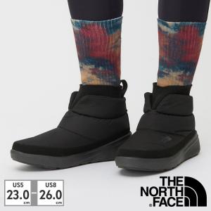 ノースフェイス スノーシューズ レディース ヌプシ ブーティ ウォータープルーフ ニット ミニ NFW52274 KK the north face W Nuptse Bootie WP｜try-group