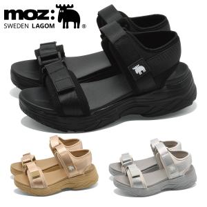 モズ:スウェーデン ローゴン サンダル レディース 3013 MOZ:SWEDEN LAGOM 2025春夏 厚底 ストラップ スポーツサンダル