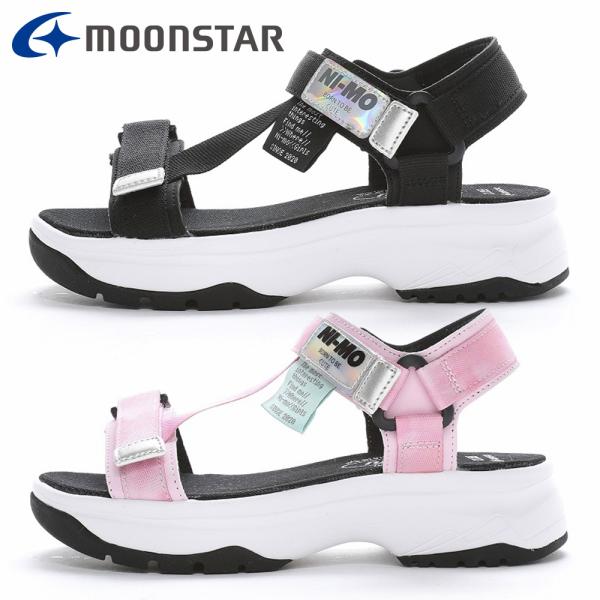 moonstar サンダル キッズ ニーモ テープサンダル NM J129 ムーンスター 2025S...