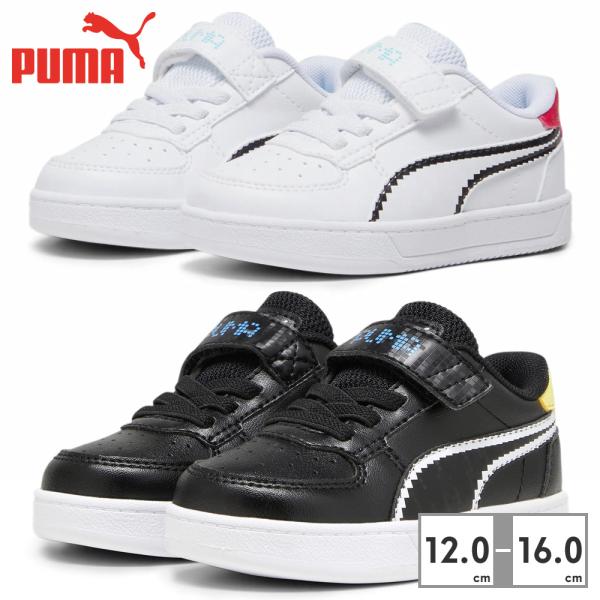 PUMA スニーカー キッズ ケーブン2.0 レッツプレイ 394460 01 02 ベビー ファー...