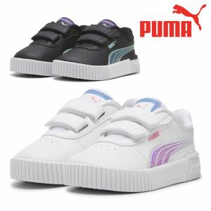 プーマ スニーカー キッズ キャリーナ 2.0 ディープダイブ V 396548 01 02 PUMA コートスニーカー ベルクロ｜try-group