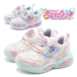 プリキュア スニーカー キッズ 子供靴 3709 名探偵プリキュア 光る靴
