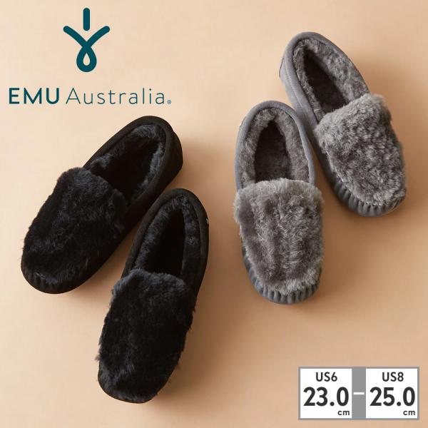 EMU Australia エミュ モカシン 正規取扱店 Cairns Reverse Fur レデ...