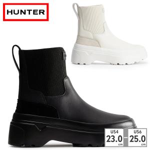 HUNTER WFP1108LNY ミッド レースアップ レザー ヒール ブーツ 秋セール】ハンター レディース ブーツ 厚底 WFP1108LNY